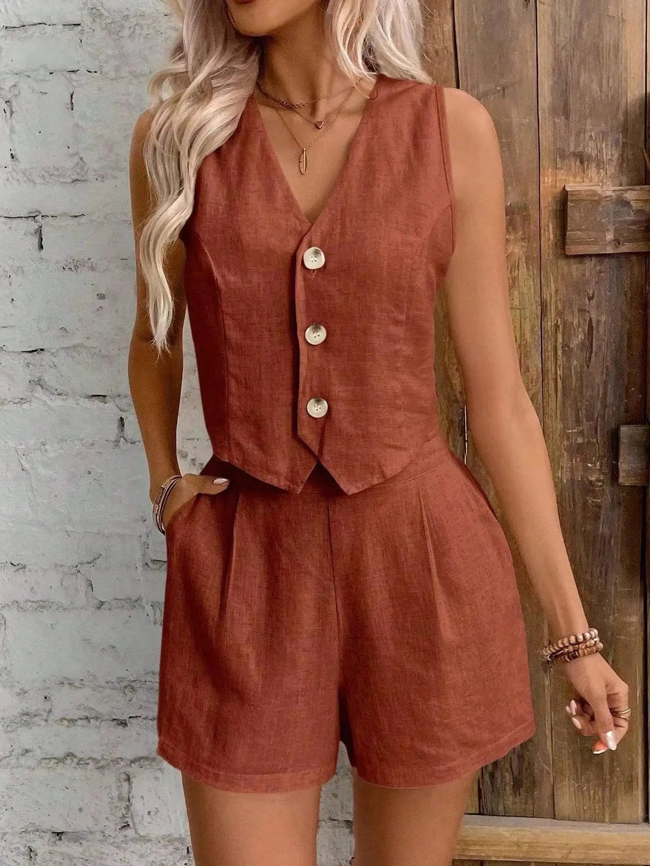 Lena | Linnen zomer set