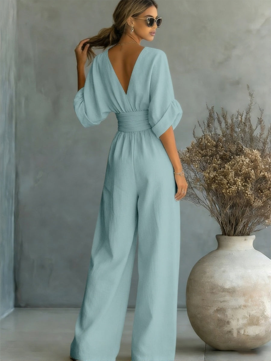Sahny | Linnen jumpsuit