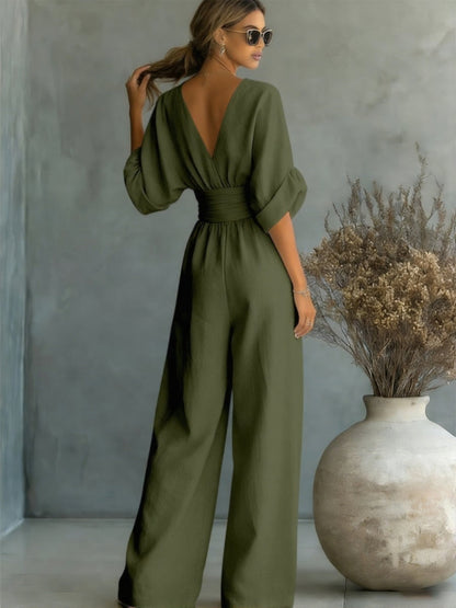 Sahny | Linnen jumpsuit