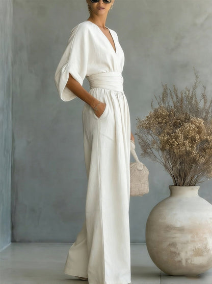 Sahny | Linnen jumpsuit