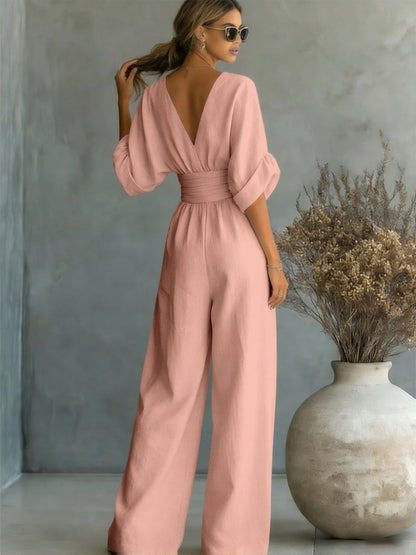Sahny | Linnen jumpsuit